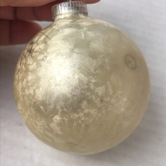 Vintage Mid Century D.B.G.M. West Germany Satin Glass Mickey Mouse Ornament - Picture 3 of 8